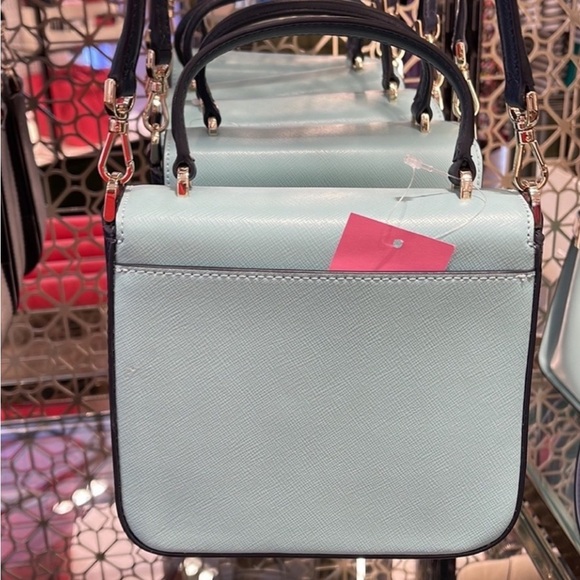Kate spade Staci
Colorblock Square
Saffiano Crossbody Bag, Poolside Blue - Picture 7 of 10
